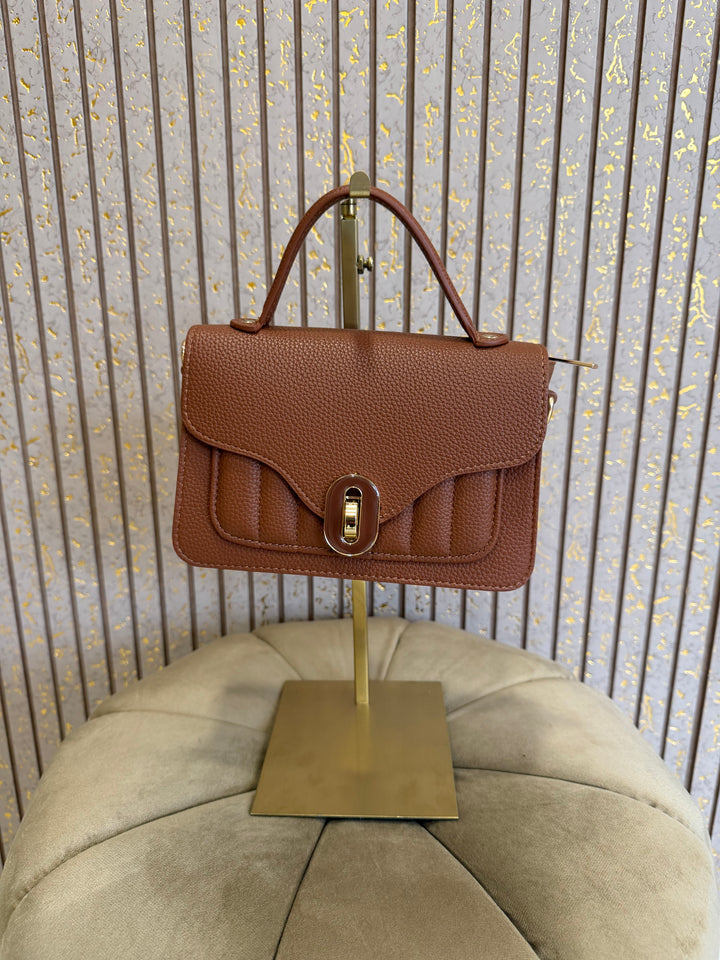 Celine Quilted Handbag With Detachable Long Strap