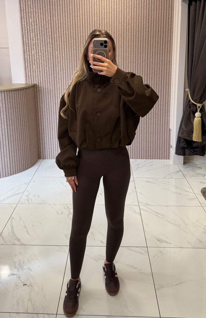 Dakota Chocolate Lightweight Jacket