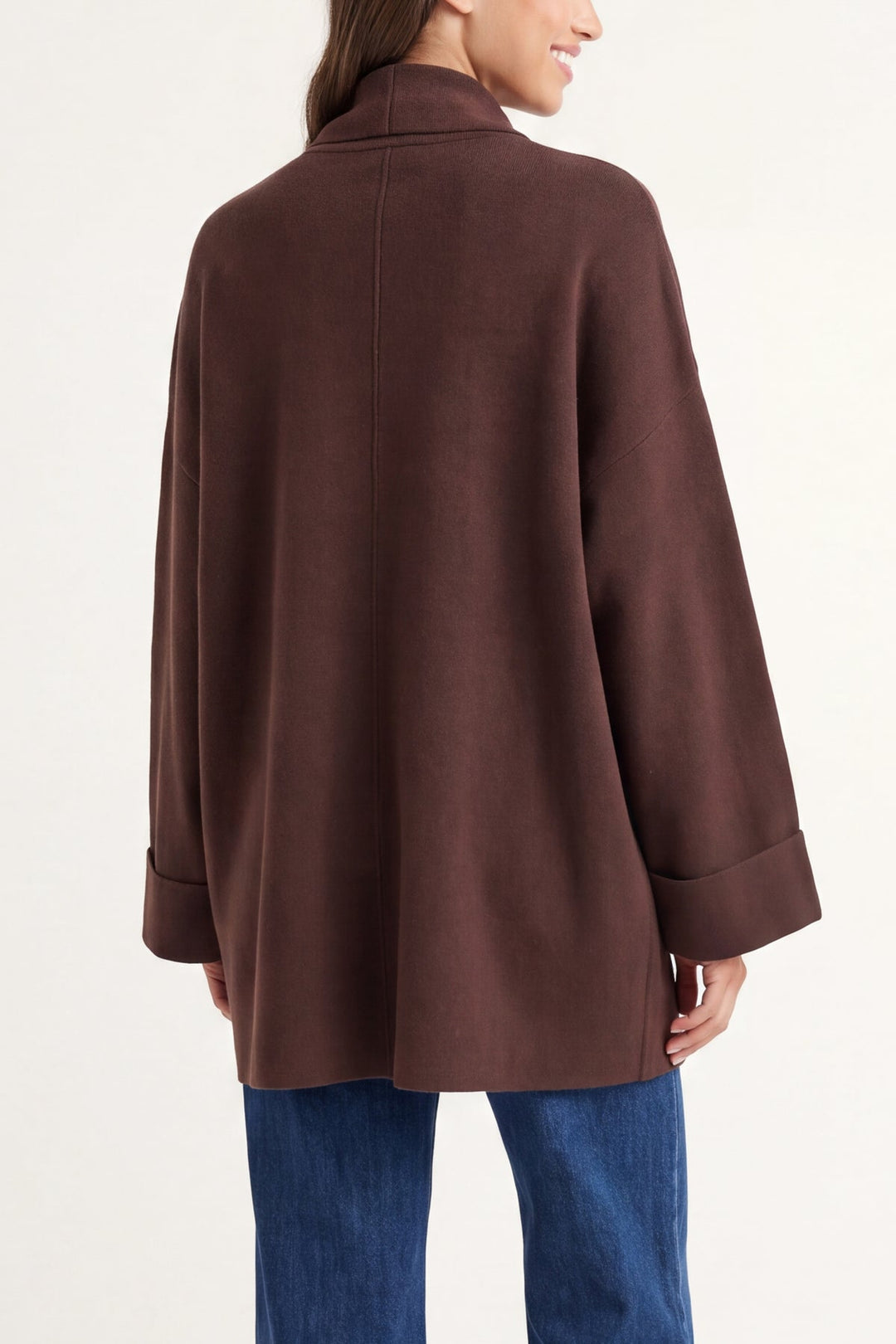 Anna Chocolate Heavyweight Cardigan