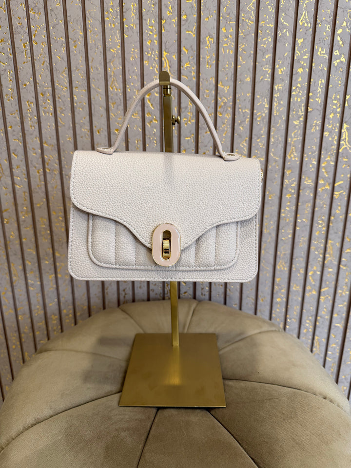 Celine Quilted Handbag With Detachable Long Strap