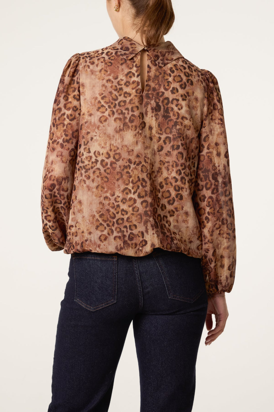 Laura Leopard Print Blouse
