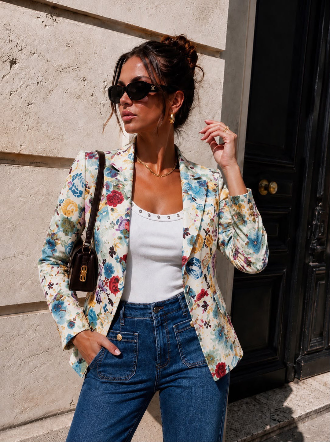 Florence Floral Tailored Blazer