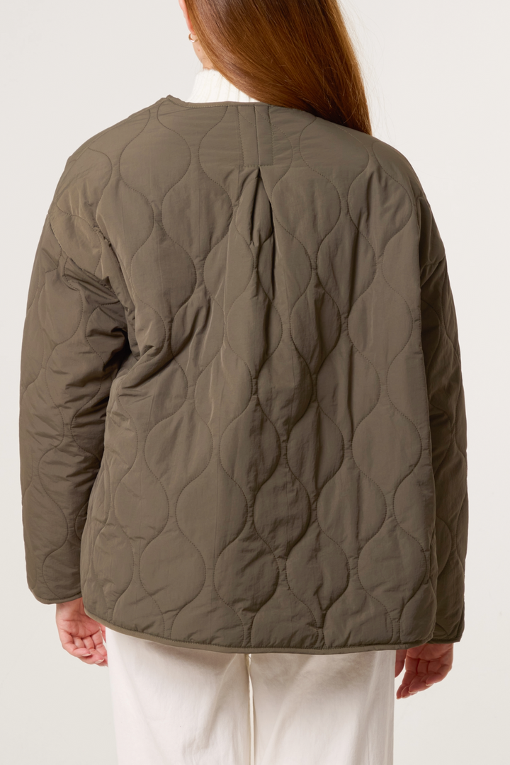 Casandra Khaki Padded Jacket