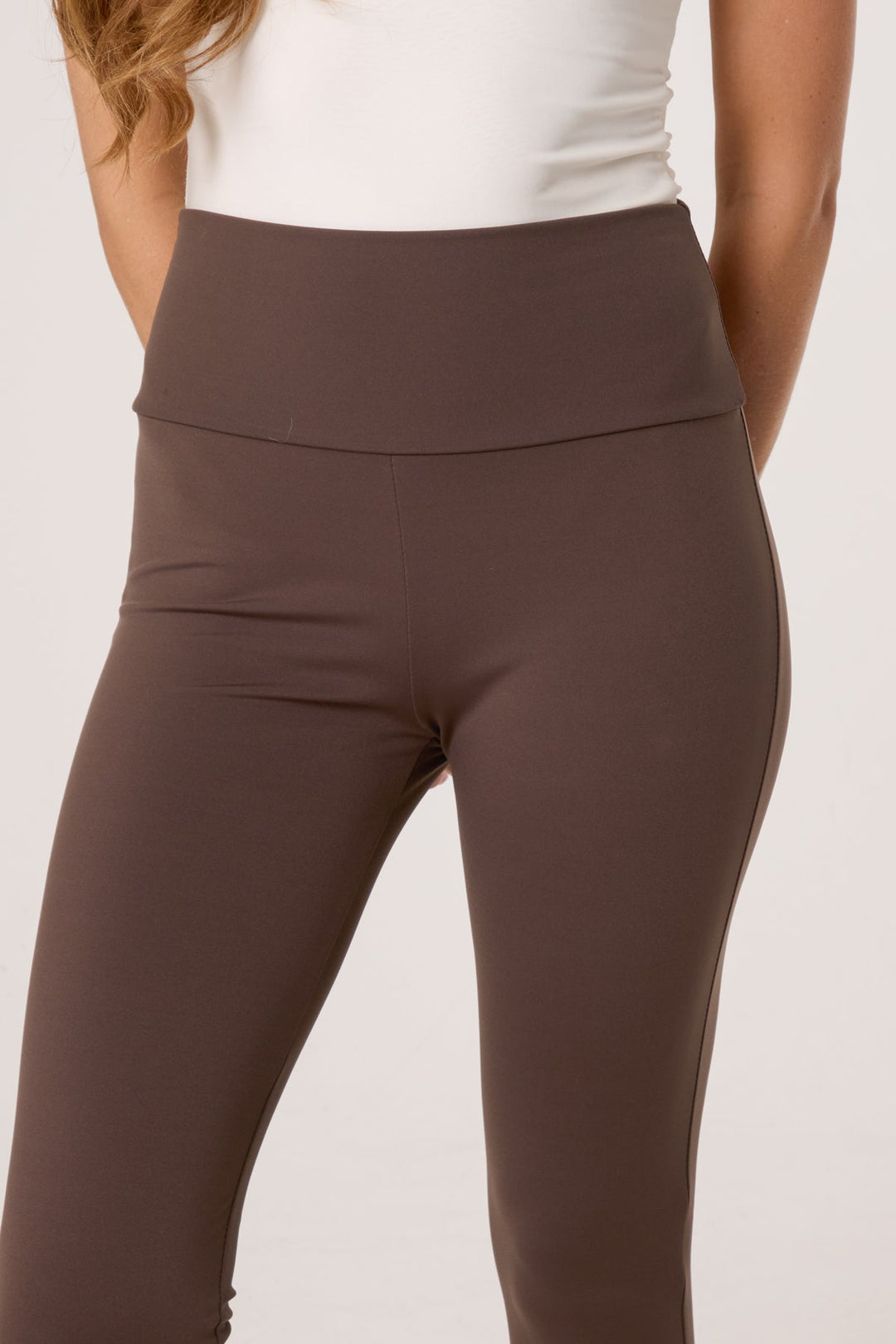 Indy Chocolate Fleece Lined Leggings