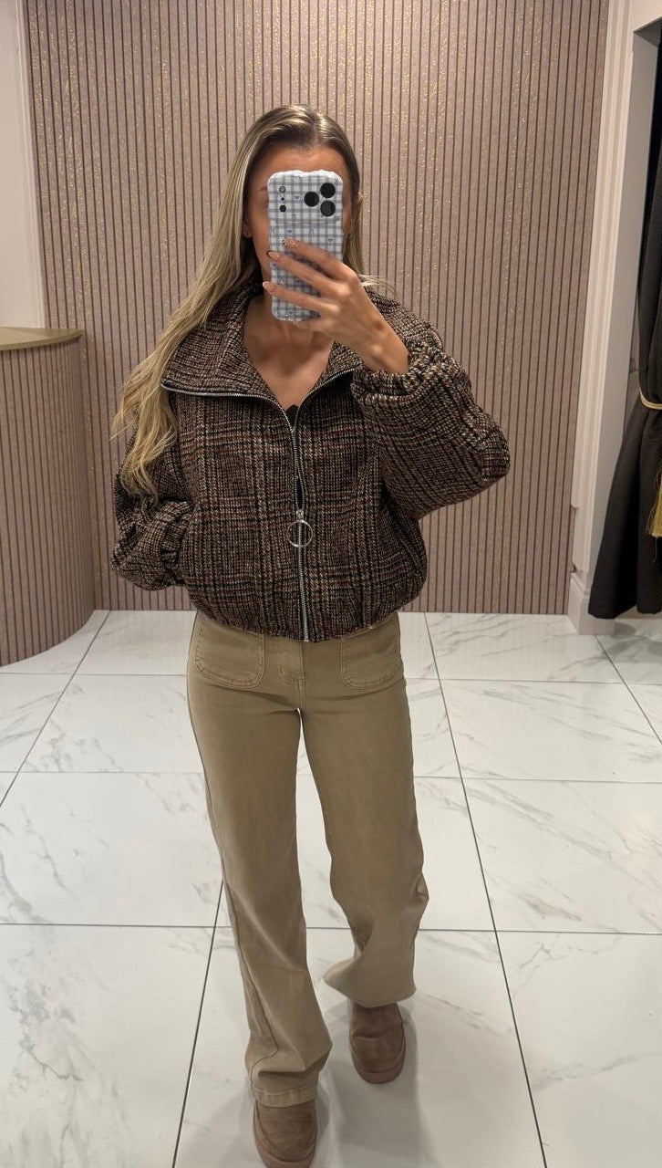 Bambi Inspired Faux Fur Chocolate Cardigan