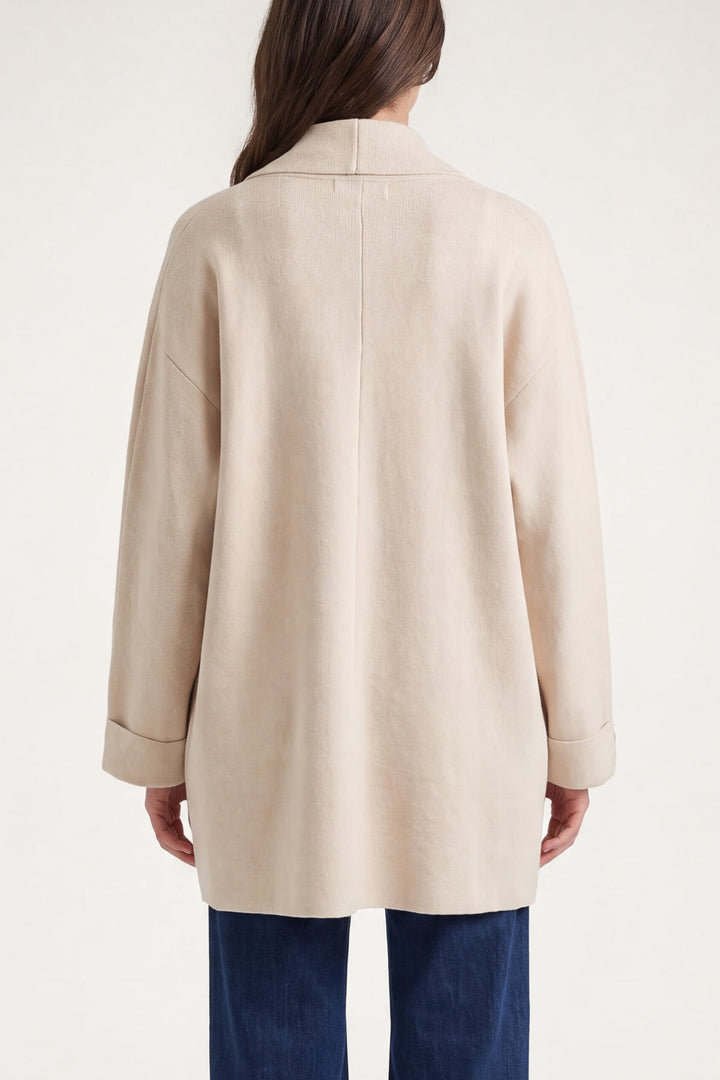 Anna Cream Heavyweight Cardigan