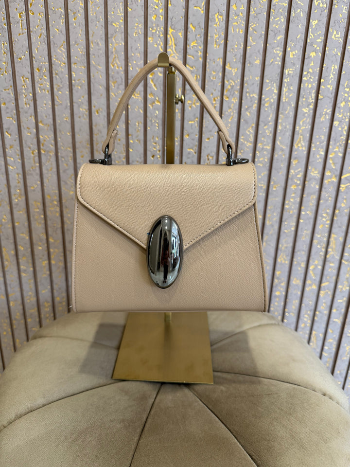 Fleur Structured Handbag With Detachable Long Strap