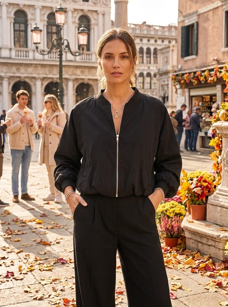 Katie Black Faux Suede Jacket