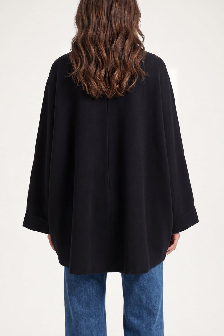 Anna Black Heavyweight Cardigan