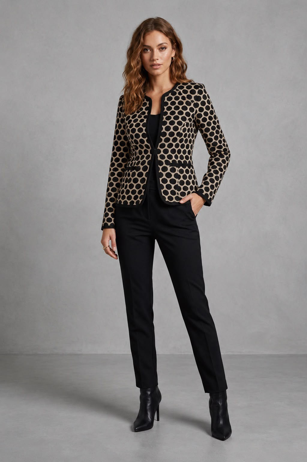 Hallie Polka Dot Blazer